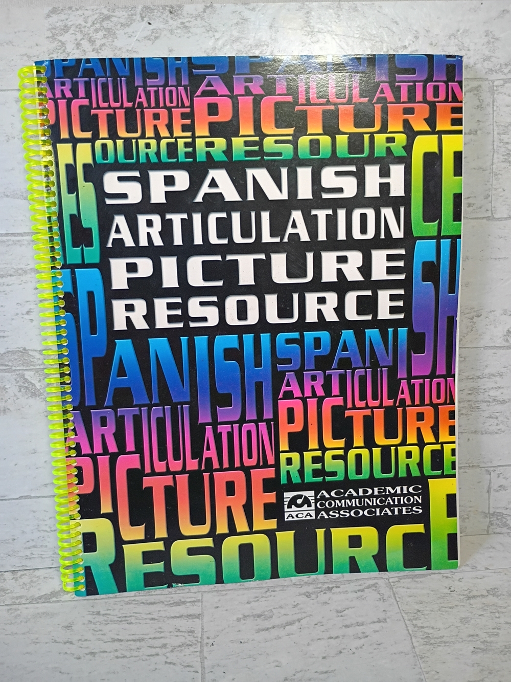 Spanish Articulation Picture Resource Reproducible illustration for Speech and s